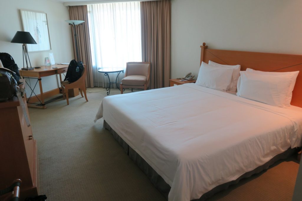 on the plus side, this bed was bigger than some apartments we stayed in in japan